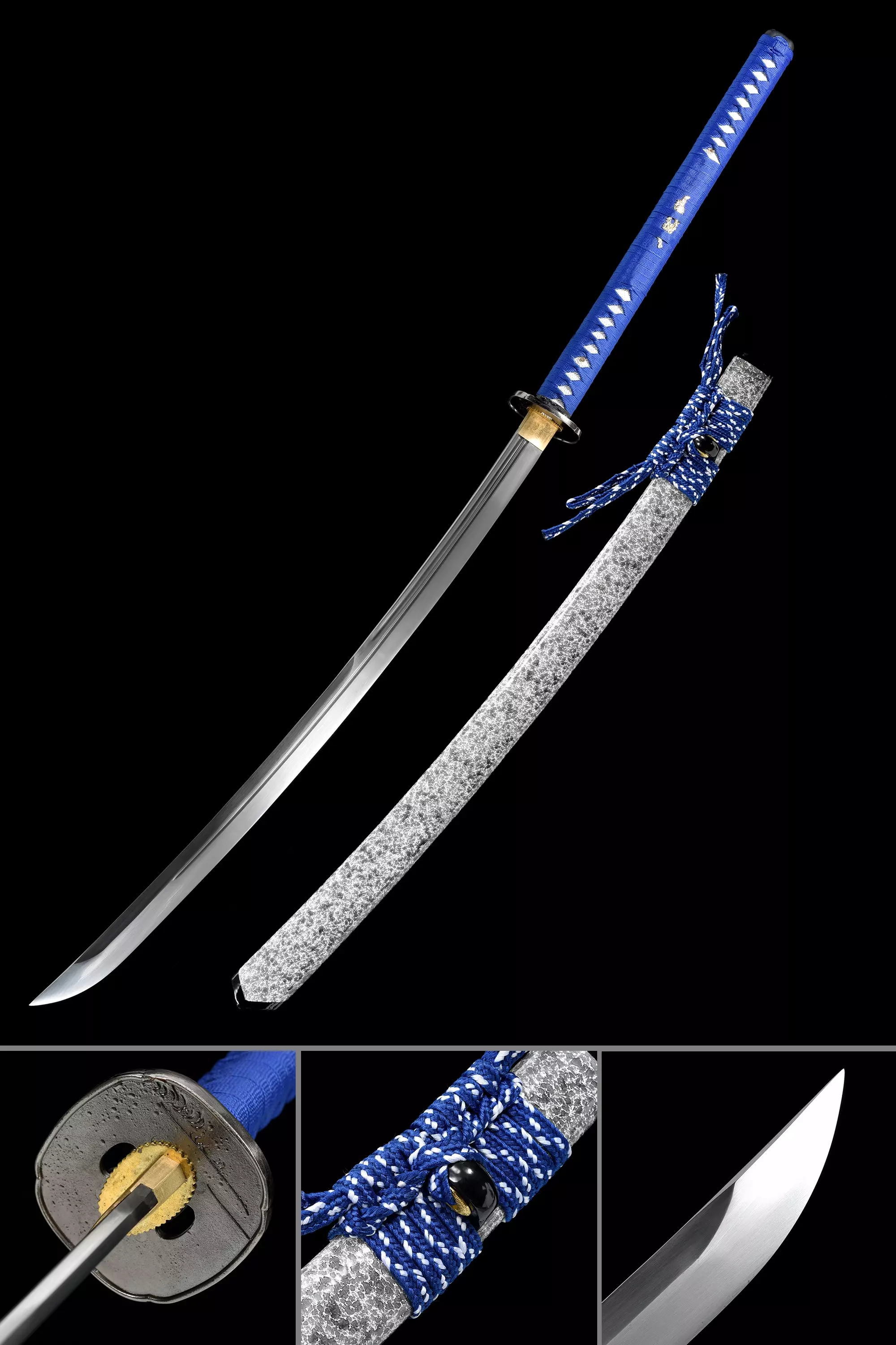 Handmade Japanese (村正) Naginata Sword High Manganese Steel - Image 1