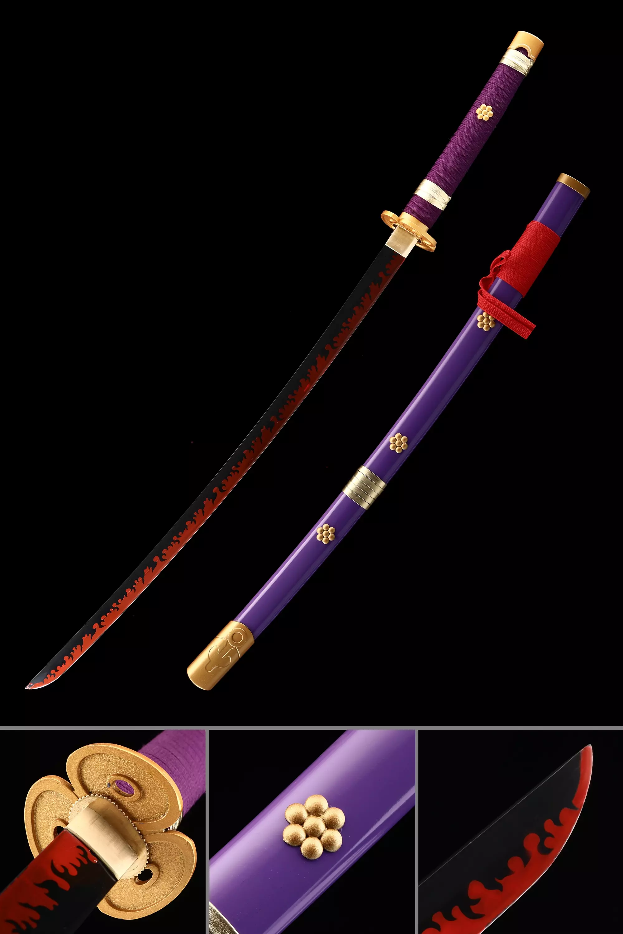 Yama Enma Sword, Roronoa Zoro Katana, Trafalgar D Water Law Anime Sword - Image 1